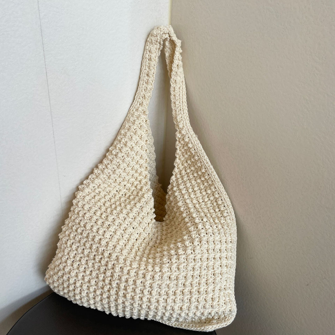 Large Handcrafted Cotton Shopper Kalsten
