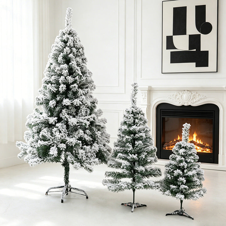 Artificial Snowy Christmas Tree