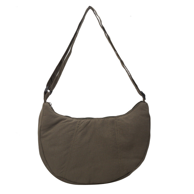 Soft Fabric Hobo Shoulder Bag