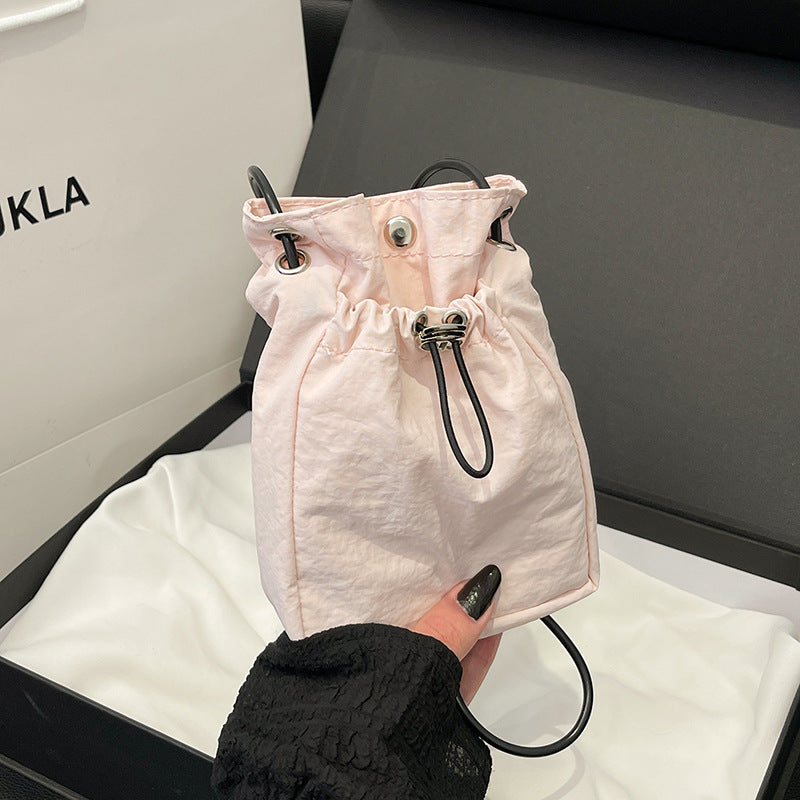 Drawstring Mini Shoulder Bag