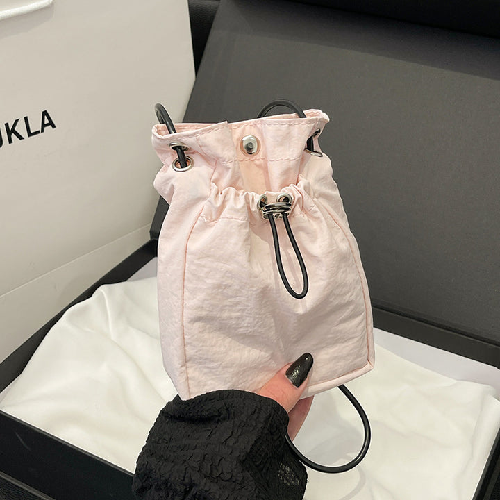 Drawstring Mini Shoulder Bag