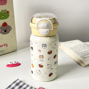 Ladies Funny Drinking Bottle with Animal Motif and Safe Closure System Kalsten