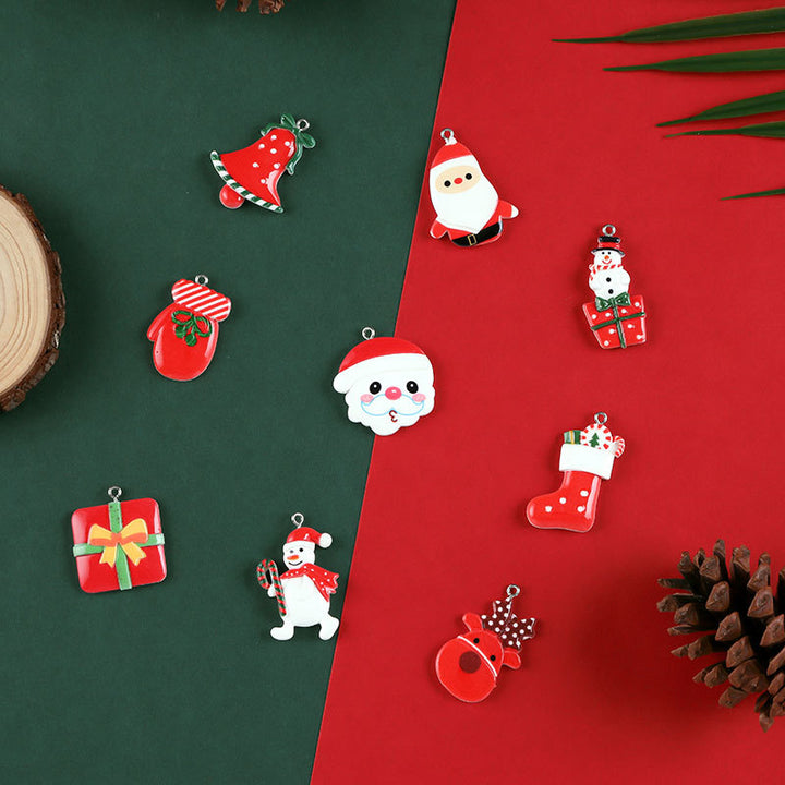 Santa-Themed Decorative Charm Kalsten