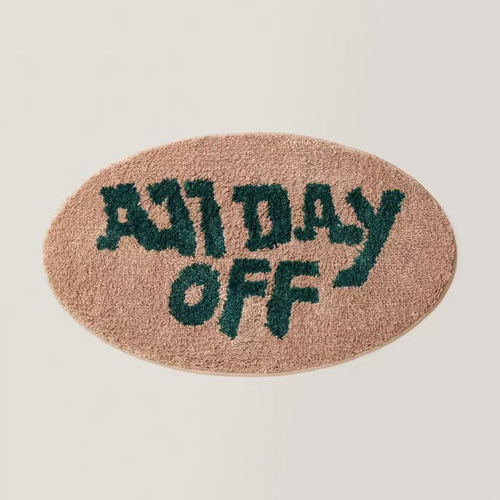 Inspirational Phrase Oval Rug Kalsten