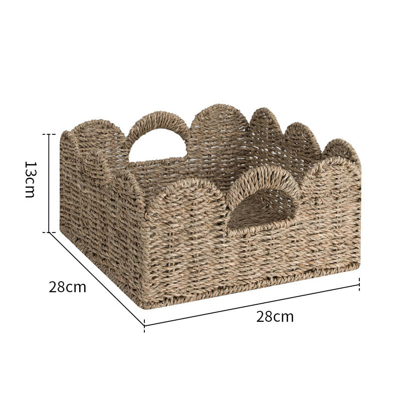 Decorative Storage Basket Made of Woven Natural Material Kalsten