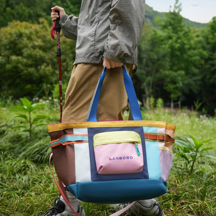 Multicolored Utility Tote