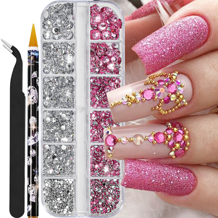 Crystal Rhinestone Nail Art Decoration Kit