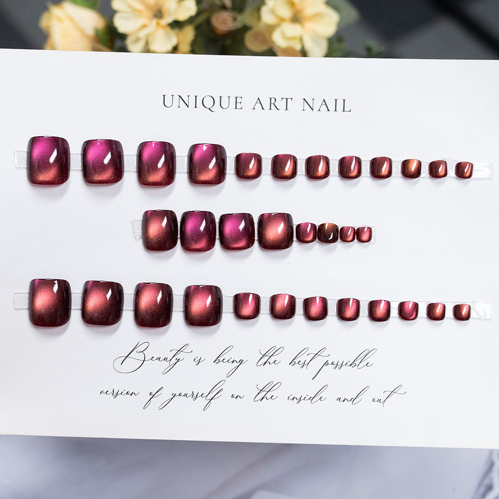 Elegant Metallic Nail Art