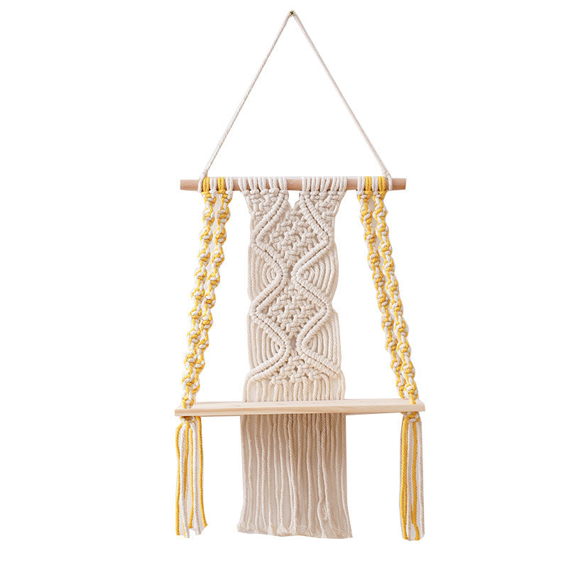 Decorative Macramé Swing Shelf Kalsten