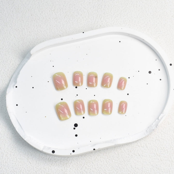 Acrylic Square Press-On Nail Set Kalsten