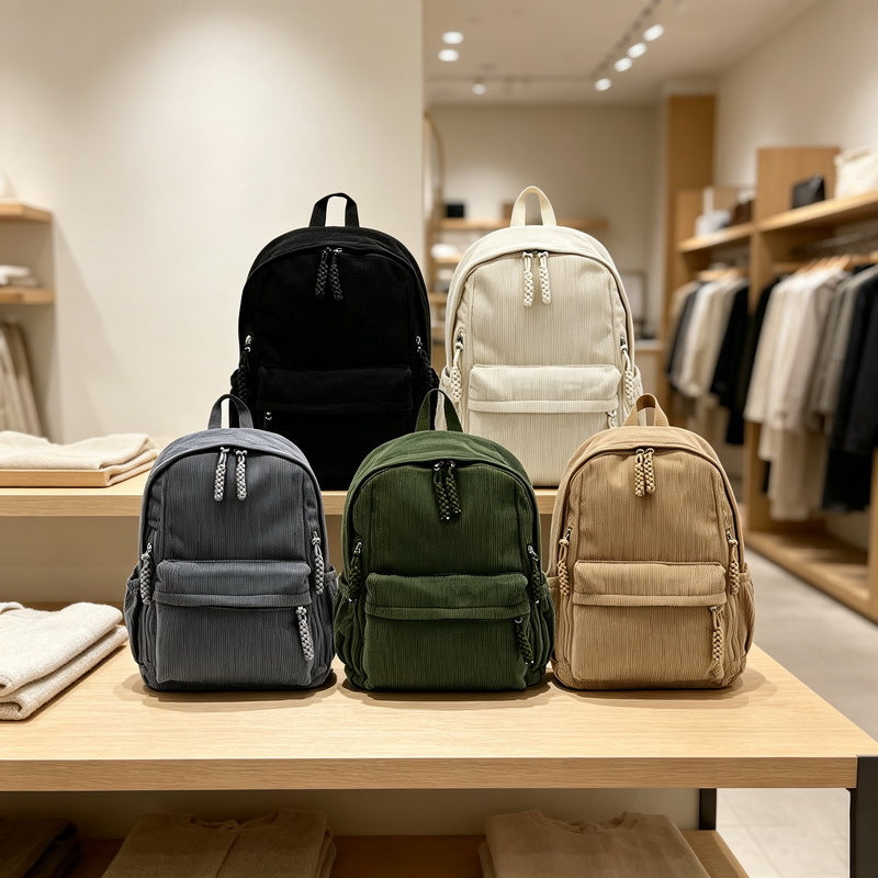 Corduroy Chic Backpack Kalsten
