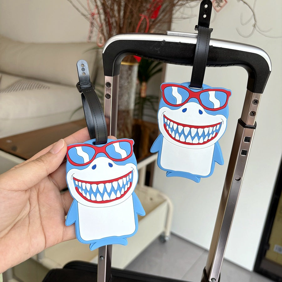 Shark-Themed Luggage Tag Kalsten