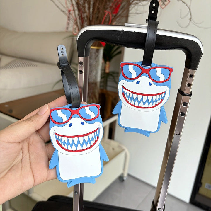 Shark-Themed Luggage Tag Kalsten