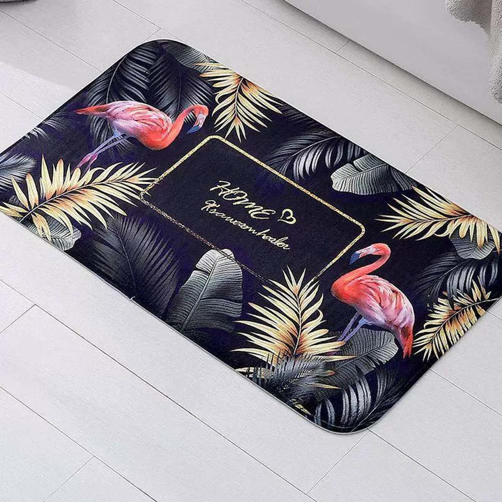 Stylish Motivational Quote Bath Mat