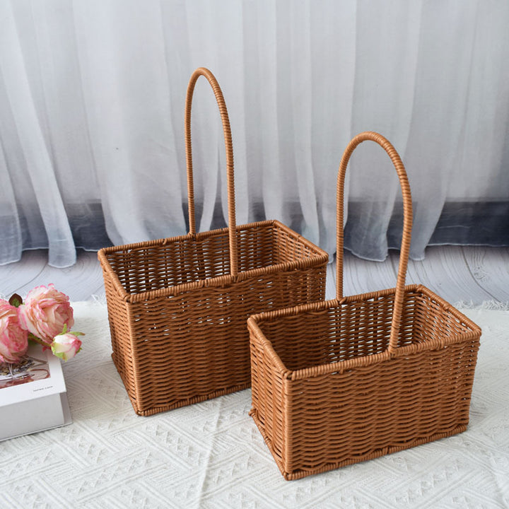 Handcrafted Natural Woven Storage Baskets Kalsten