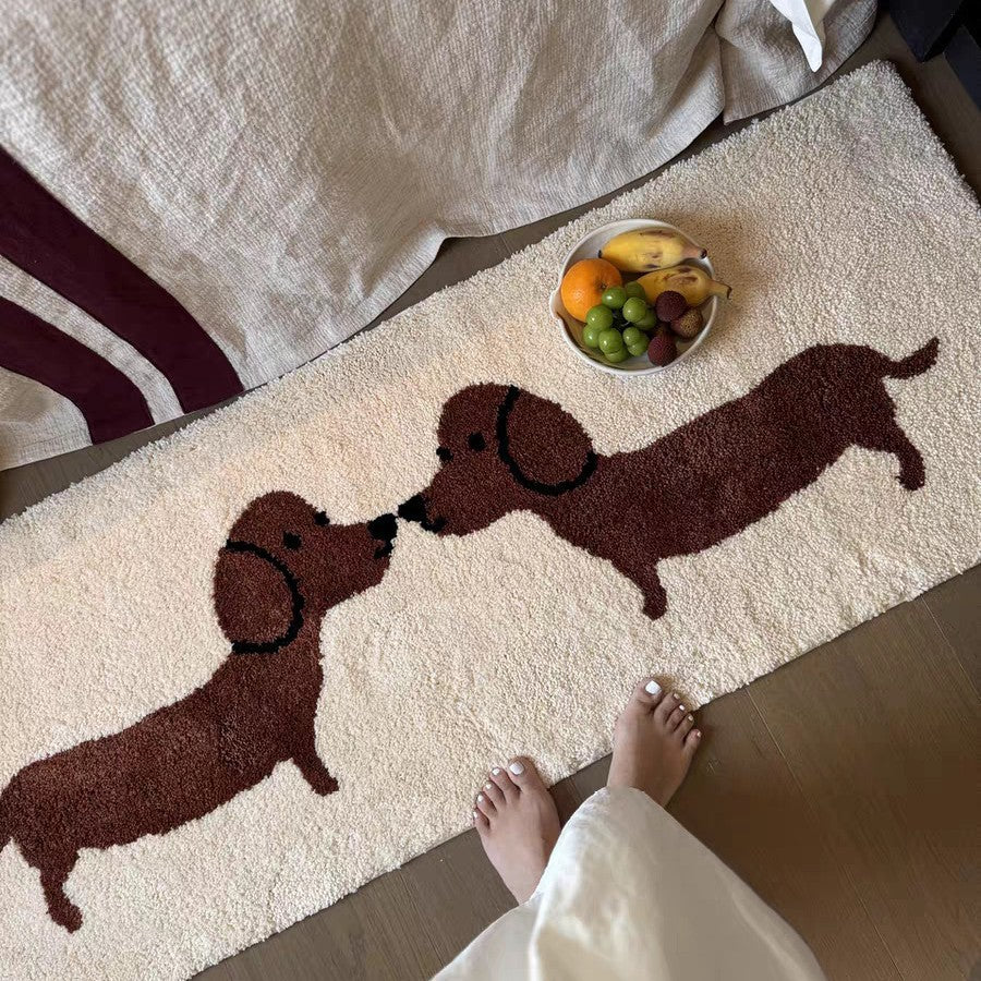 Adorable Dog-Themed Bath Mat Kalsten