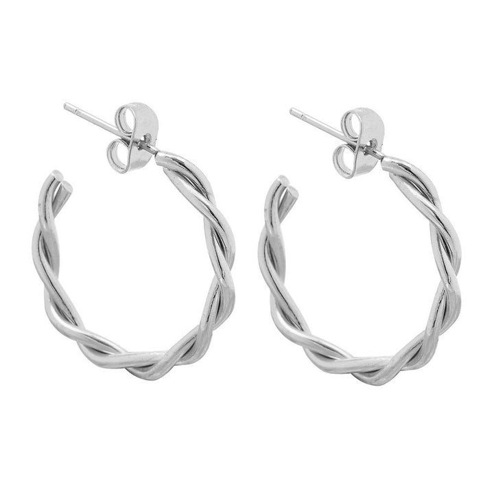 Sleek Curved Huggie Earrings Kalsten