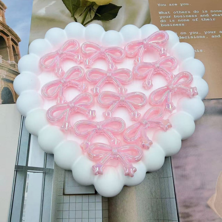 Decorative Heart-Shaped Bow Holder kalsten