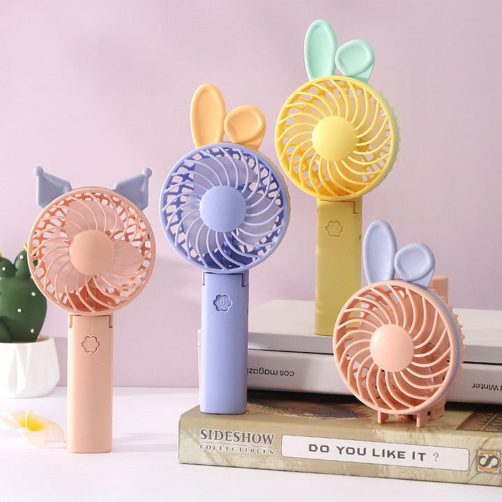 Unisex Funny Handheld Fan with Animal Ears Kalsten