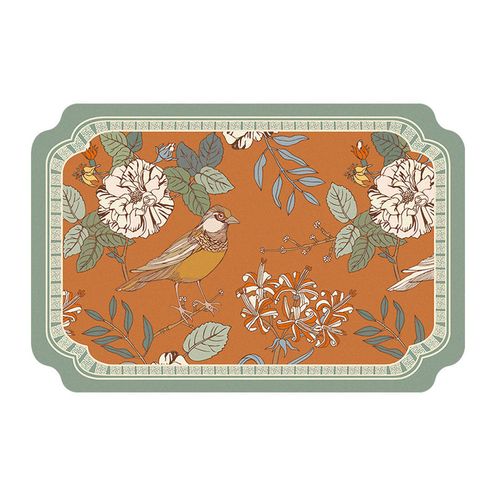 Luxurious Floral Kitchen Mat
