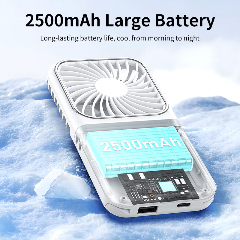 Ladies Portable Rechargeable Fan with LCD Display Kalsten