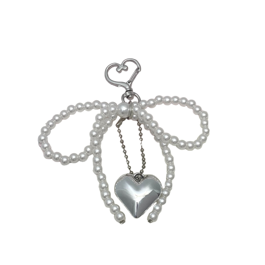 Elegant Pearl Bow Keychain Kalsten