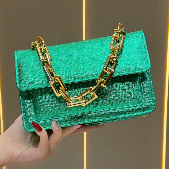 Elegant Chain-Handled Handbag