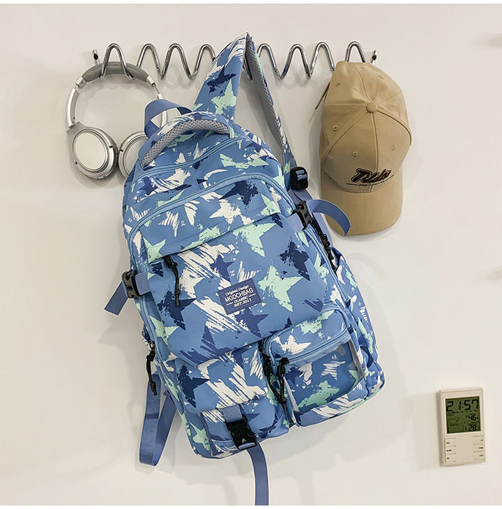 Versatile Star Patterned Backpack Kalsten