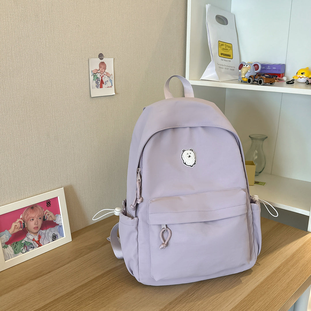 Casual Lightweight Backpack with Cute Character Charm Kalsten