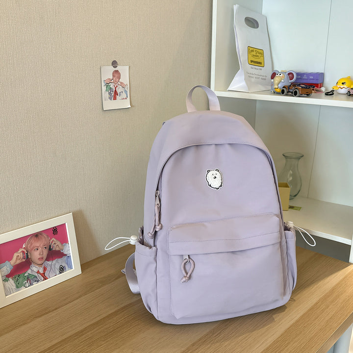 Casual Lightweight Backpack with Cute Character Charm Kalsten