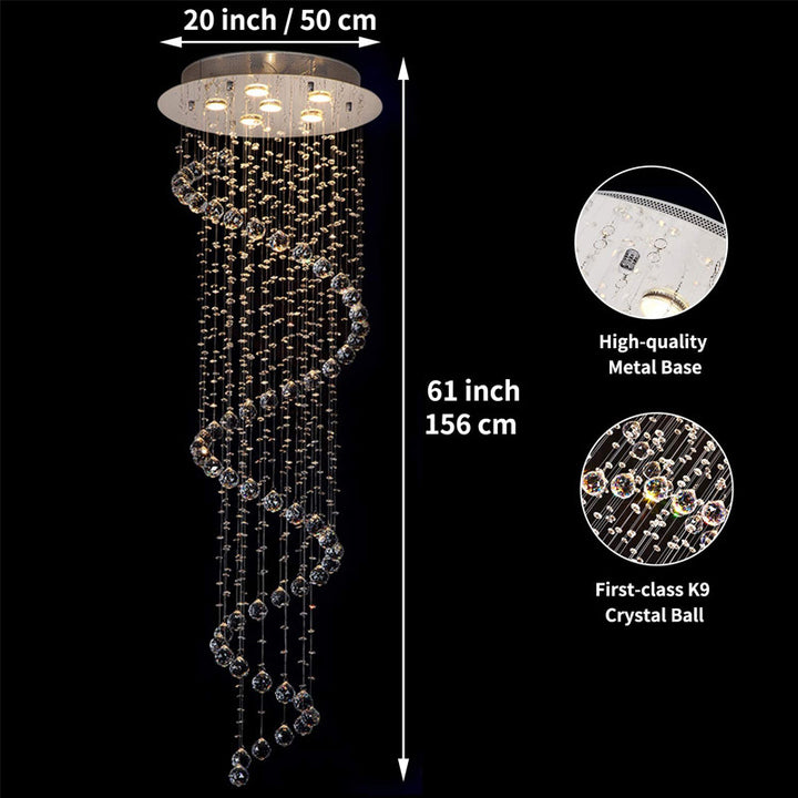 Cascade Crystal Chandelier