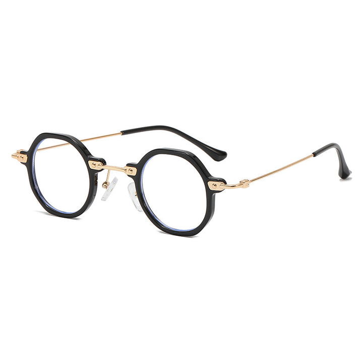 Women's designer sunglasses with hexagonal frame and luxurious metal accents Kalsten