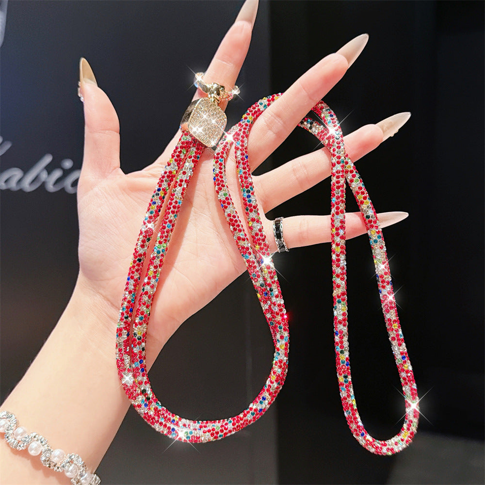 Rhinestone-Embellished Eyewear Lanyard Kalsten