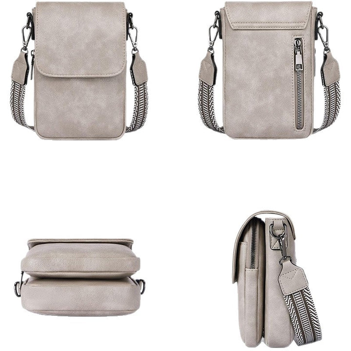 Fashionable shoulder bag with colorful adjustable shoulder strap Kalsten
