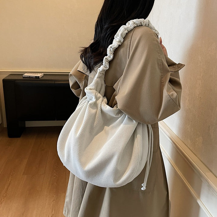 Textured Slouchy Handbag