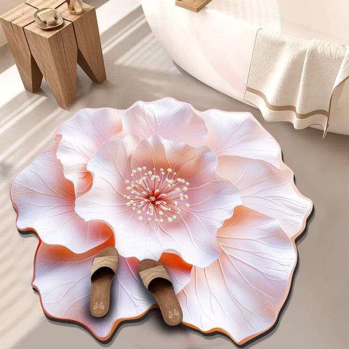 Cheerful Floral Decorative Area Rug Kalsten