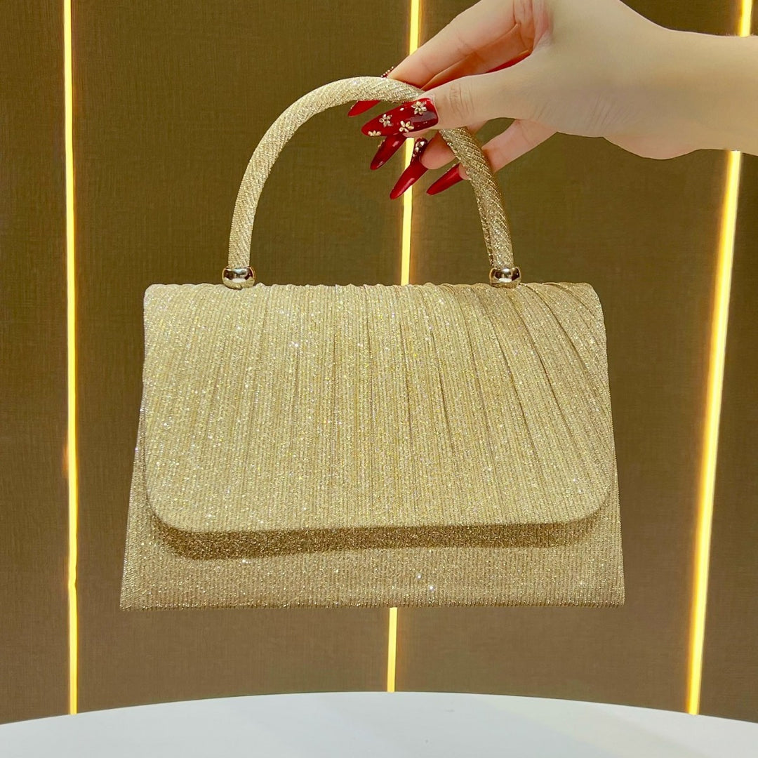 Pleated Evening Handbag