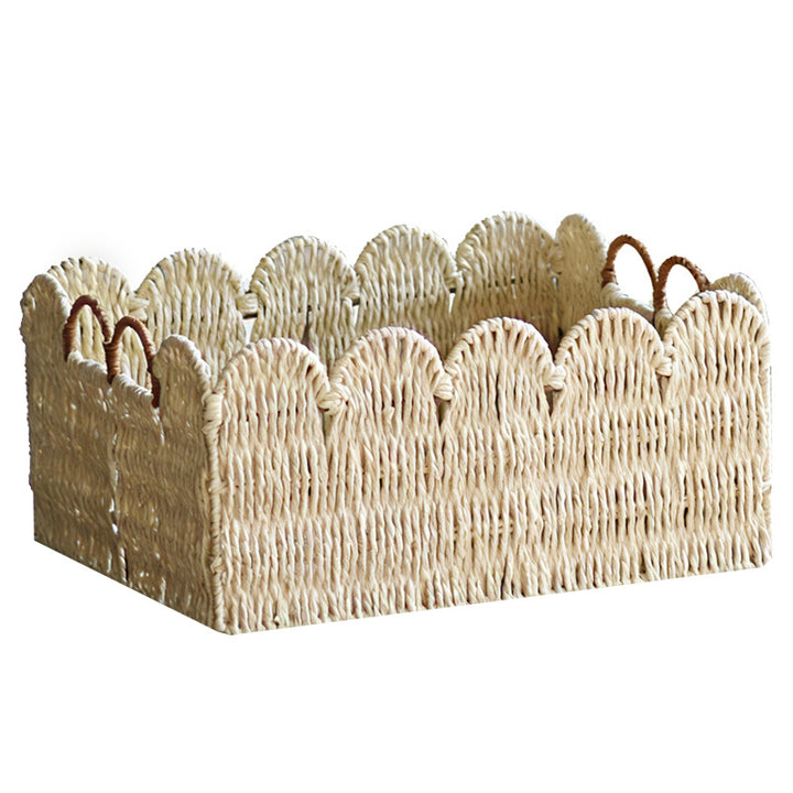 Decorative basket with wave edge Kalsten