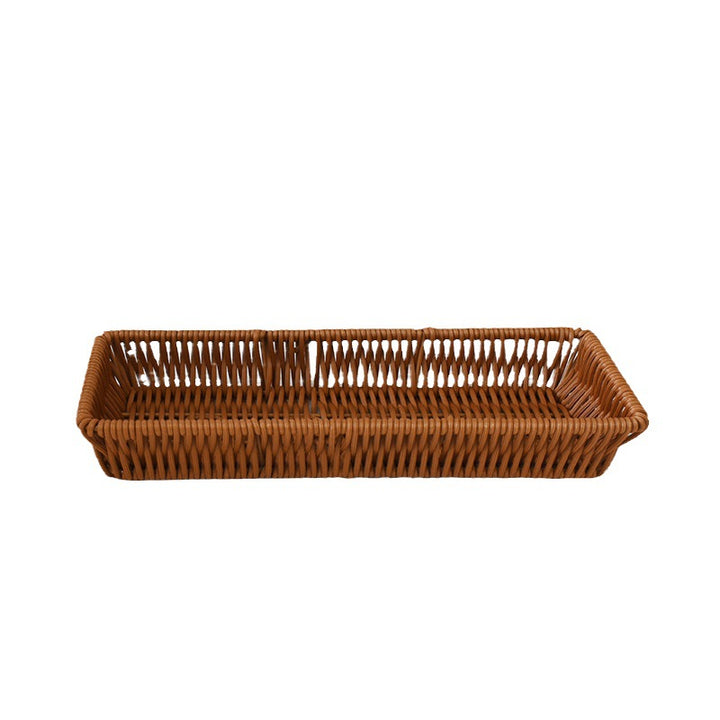 Stylish Woven Rectangular Serving Tray Kalsten