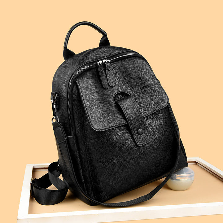 Vegan Leather Multi-Functional Backpack Kalsten