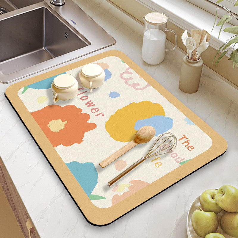 Decorative Kitchen Counter Mat
