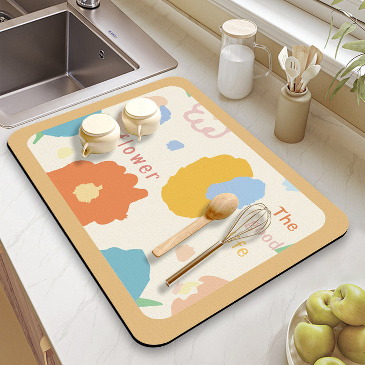 Decorative Kitchen Counter Mat