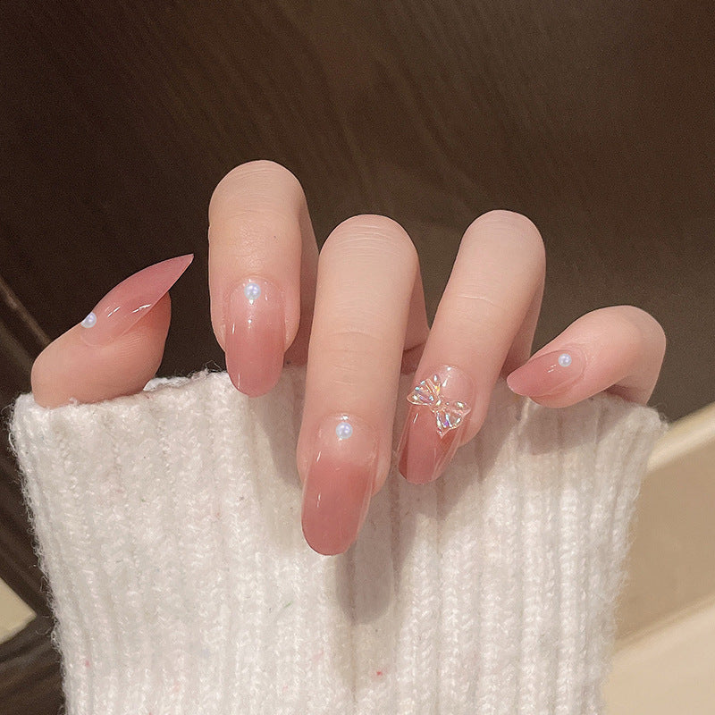 Elegant Butterfly Accent Nail Art
