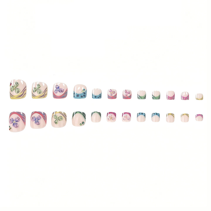 Floral-Inspired Acrylic Nail Art Enhancements Kalsten