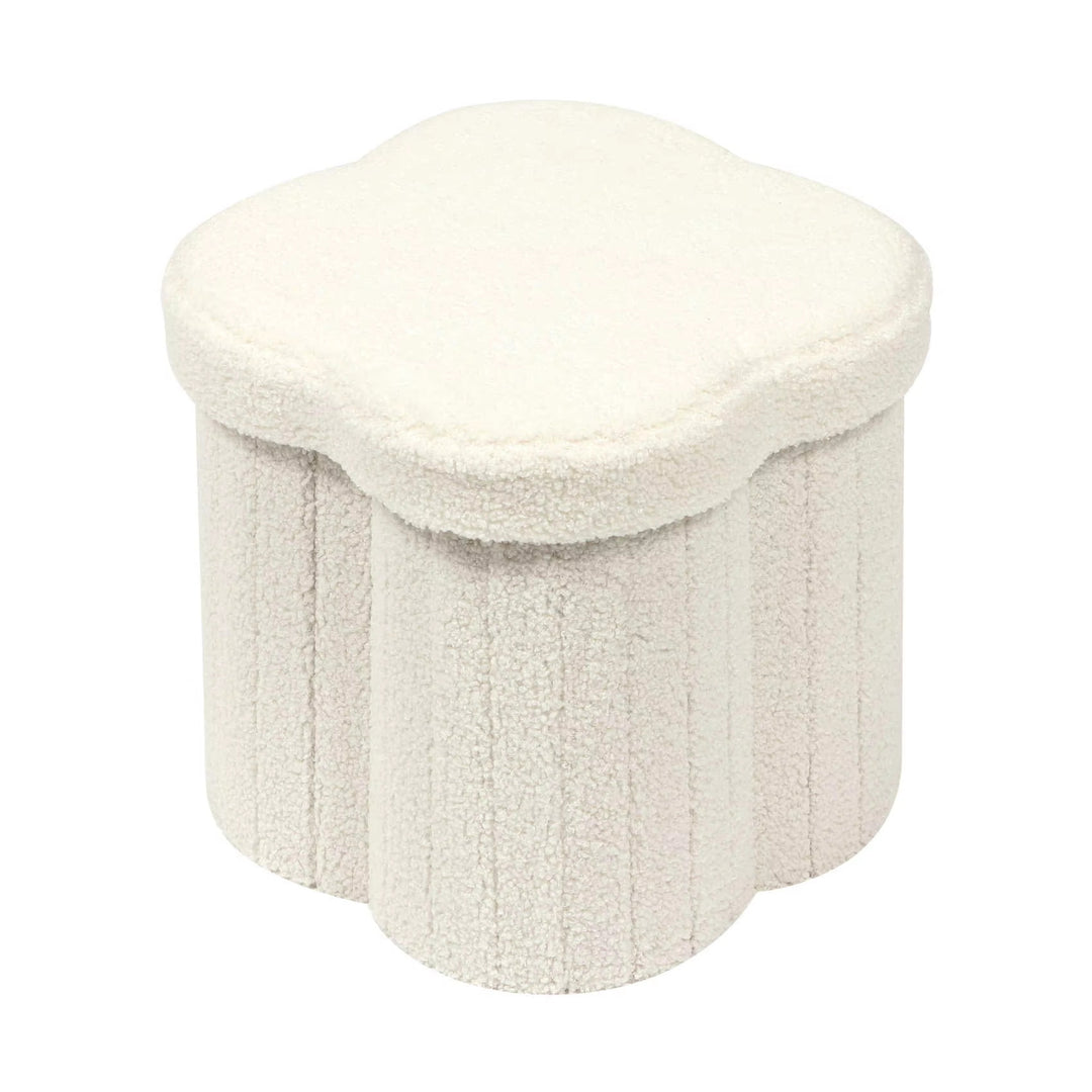 Plush Floral Storage Stool Kalsten