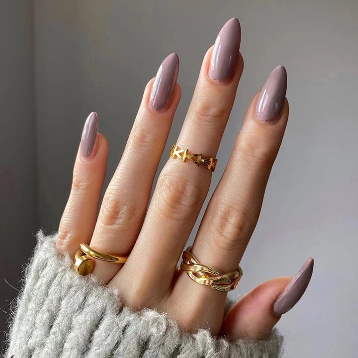 Elegant Acrylic Nails with High Gloss Finish Kalsten