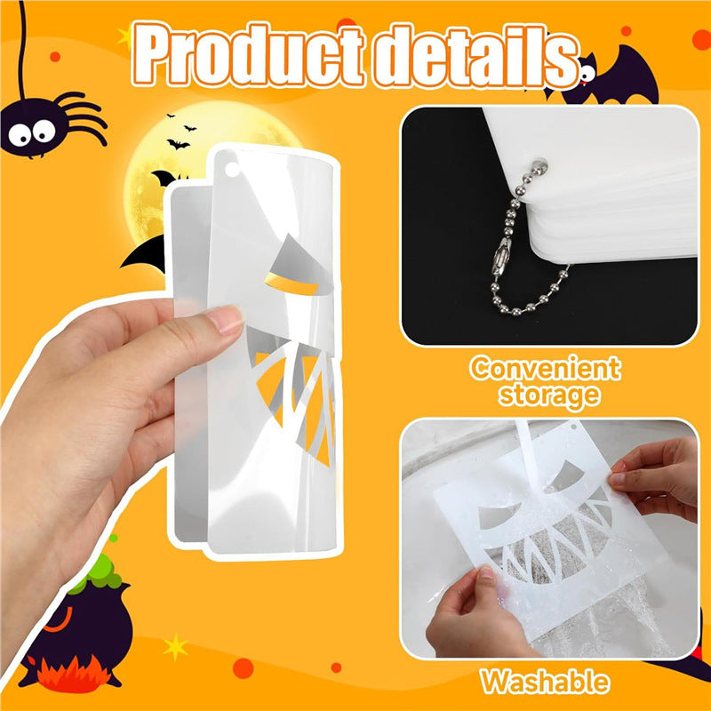 Versatile Halloween Pumpkin Stencil Set
