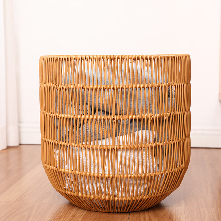 Woven Storage Basket with Handles Kalsten