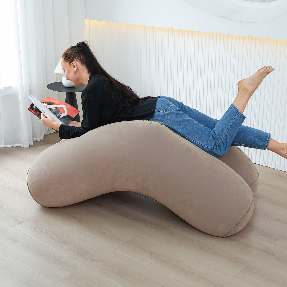 Women's Ergonomic Inflatable Relax Lounger with Headrest Kalsten