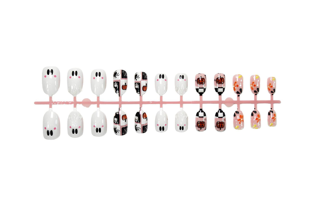 Artificial nail set with seasonal Halloween motifs Kalsten